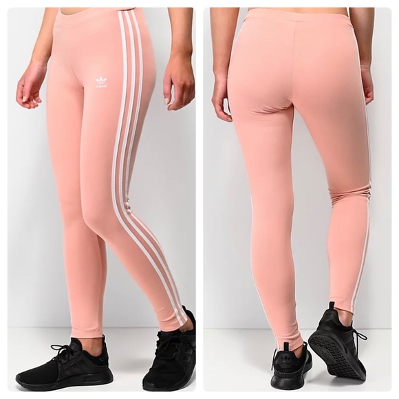 Adidas dust pink leggings Clearance
